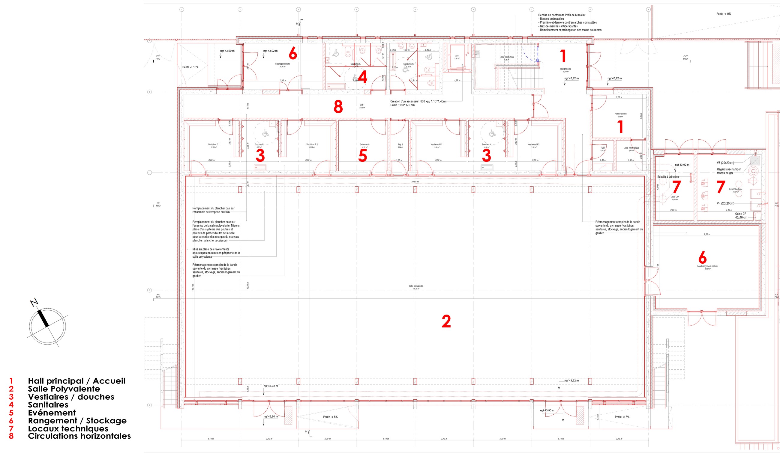 Réhabilitation du gymnase Clemenceau – image 11