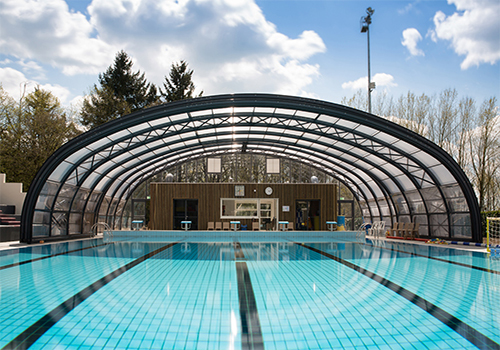 Atelier Les Particules Réhabilitation d'une piscine - La Châtaigneraie