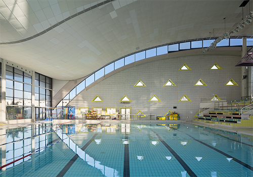 Atelier Les Particules Réhabilitation Centre nautique La Baleine - Saint-Denis